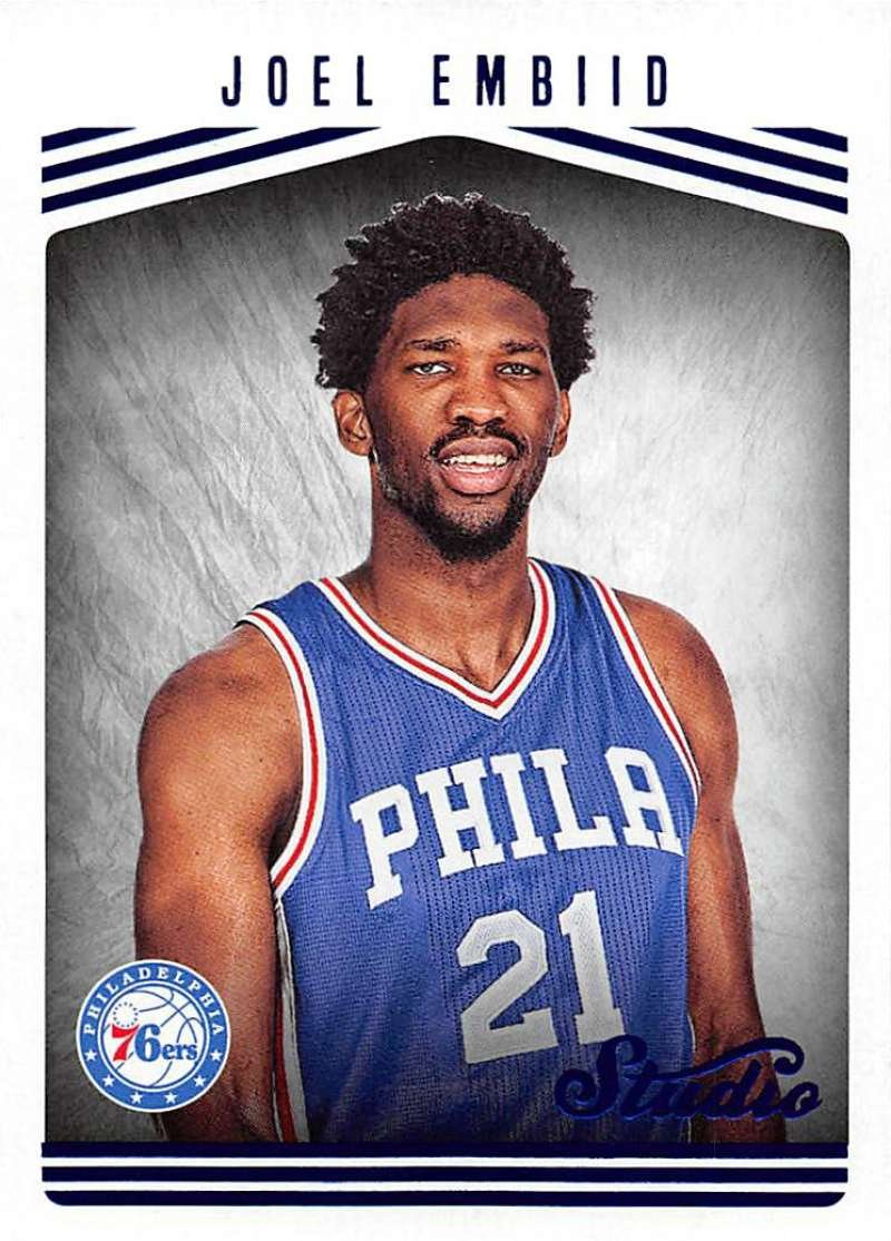 Amazon.com: 2016-17 Panini Studio Basketball #135 Joel Embiid